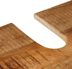 vidaXL Ντουλάπι Νιπτήρα 55x35x60 εκ. από Σίδηρο / Μασίφ Ξύλο Μάνγκο