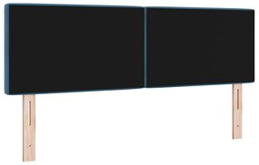 vidaXL Βελούδινο Κεφαλάρι Argyle Σκούρο Μπλε 140 cm Βελούδο
