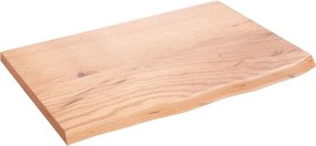 vidaXL Πάγκος Μπάνιου Αν. Καφέ 60x40x2 εκ. Επεξεργ. Μασίφ Ξύλο