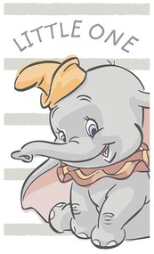Πετσέτα Θαλάσσης Βελουτέ Παιδική Dumbo 14 Disney Digital Print Grey DimCol Beach 100% Cotton
