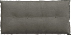 vidaXL Μαξιλάρι Πλάτης Ανοιχτό γκρι 100 x 50 x 19 cm