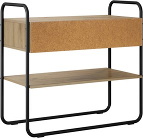 vidaXL Τραπέζι κονσόλας Artisan Δρυς 100 x 40 x 75 cm