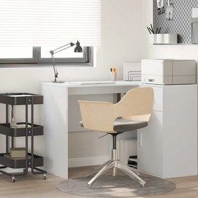 vidaXL Γραφείο με ράφι Λευκό 102 x 50 x 75 εκ Επεξεργασμένο ξύλο