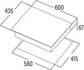 Κεραμικές εστίες Cata TT5003/G 60 cm 5700 W