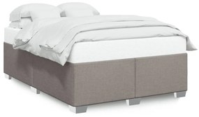 ΠΛΑΙΣΙΟ ΚΡΕΒΑΤΙΟΥ TAUPE 140X200 ΕΚ. ΥΦΑΣΜΑΤΙΝΟ 3284482