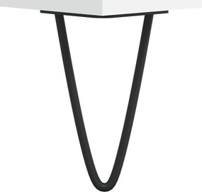 vidaXL Έπιπλο Δίσκων Λευκό 100 x 38 x 48 εκ. από Επεξεργασμένο Ξύλο