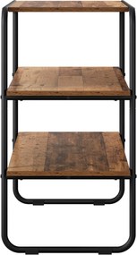 vidaXL Τραπέζι κονσόλας Παλαιωμένο ξύλο 100 x 41 x 75 εκ