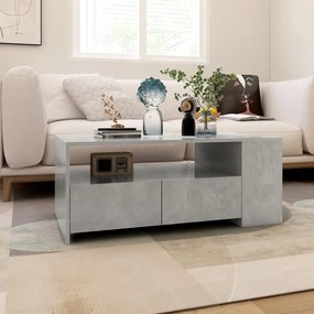 vidaXL Τραπεζάκι Σαλονιού Γκρι Σκυρ. 102x55x42 εκ. Επεξεργασμένο Ξύλο