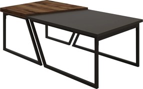 Coffee Table Set Verona P0024623 - Anthracite, Rustic Walnut Anthracite
Rustic Walnut