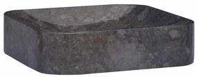 vidaXL Νιπτήρας Μαύρος 40 x 40 x 10 εκ. Μαρμάρινος