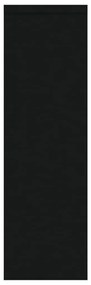 vidaXL Ραφιέρα Τοίχου Μαύρη 85 x 16 x 52,5 εκ. από Επεξεργασμένο Ξύλο