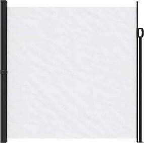 vidaXL Σκίαστρο Πλαϊνό Συρόμενο Λευκό 200 x 600 εκ.