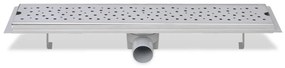 vidaXL Σιφόνι Ντουζιέρας Γραμμικό Φυσαλίδες 630x140 χιλ. Ανοξ. Ατσάλι
