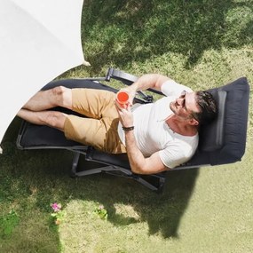 VEVOR Zero Gravity Chair 26" Zero Gravity Recliner Lounge Chair Indoor &amp; Outdoor
