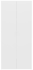 Παπουτσοθήκη Λευκή 80 x 35,5 x 180 εκ. από Μοριοσανίδα - Λευκό