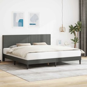 vidaXL Σκελετός Κρεβατιού Σκούρο Γκρι 200 x 200 cm