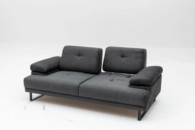 2-Seat Sofa-Bed Mustang - Anthracite Anthracite