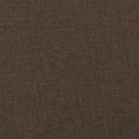 Πλαίσιο Κρεβατιού Boxspring Σκούρο Καφέ 140x200 εκ. Υφασμάτινο - Καφέ