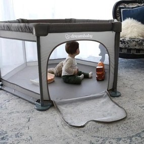 Βρεφικό Πάρκο Εξάγωνο Fabric Taupe Dreambaby