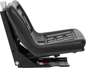 vidaXL Κάθισμα τρακτέρ με ανάρτηση Μαύρο 39,5 x 52 x 43 εκ.