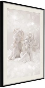 Αφίσα - Cute Angels - 20x30 - Μαύρο - Με πασπαρτού