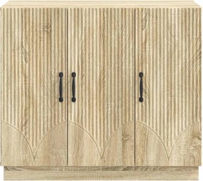 vidaXL Πλαϊνό γραφείο Sonoma Δρυς 89 x 34,5 x 77 εκ.