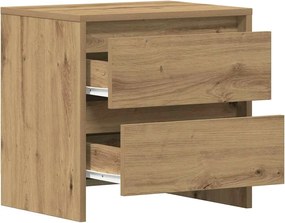 vidaXL Κομοδίνο 2 τμχ. Artisan Oak 45 x 34 x 44,5 εκ