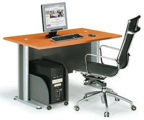 Γραφείο Basic ΕΟ996,1 Dark Grey/Cherry 120x80cm