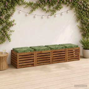vidaXL Μαξιλάρια καθιστικού 4 κομματιών VUGHT 4 pcs 100% Πολυεστέρας