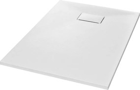 vidaXL Βάση Ντουζιέρας Λευκή 100 x 70 εκ. από SMC