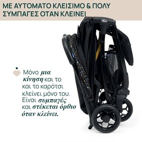 Chicco Καρότσι Μωρού Glee Playful Black για Παιδί έως 22kg