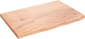vidaXL Πάγκος Μπάνιου Αν. Καφέ 60x40x2 εκ. Επεξεργ. Μασίφ Ξύλο