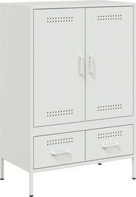 vidaXL Ντουλάπι Λευκό 68x39x101,5 εκ. από Χάλυβα