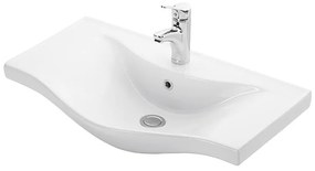 Bathroom sink BASIC 75 White glossy porcelain 75x46 cm