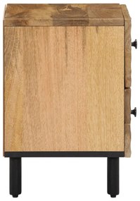 vidaXL Κομοδίνα 2 τεμ. 40 x 33 x 46 εκ. από Μασίφ Ξύλο Μάνγκο