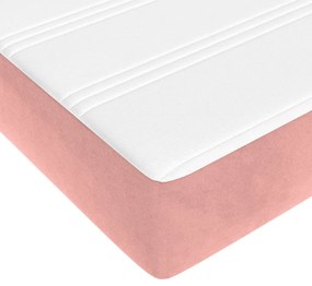 ΚΡΕΒΑΤΙ BOXSPRING ΜΕ ΣΤΡΩΜΑ ΡΟΖ 120X200 ΕΚ. ΒΕΛΟΥΔΙΝΟ 3144674