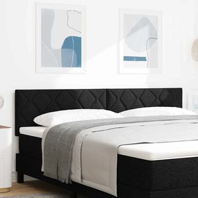 vidaXL Υφασμάτινο Κεφαλάρι Geometric με κεφαλάρι Μαύρο 180 cm ύφασμα