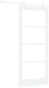 vidaXL Συρόμενη Πόρτα ORKDAL Λευκό 86 x 198.5 cm Ξύλο και μέταλλο