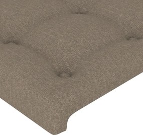 vidaXL Κεφαλάρι Κρεβατιού Μπεζ 80x5x118/128 εκ. Ύφασμα