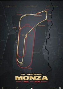 Εκτύπωση τέχνης Monza Circuit - Track Evolution - 100th Anniversary, Automobilist