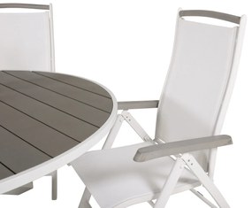 Σετ Τραπέζι και καρέκλες Dallas 2347, Polyξύλο, Ύφασμα, Μέταλλο | Epipla1.gr