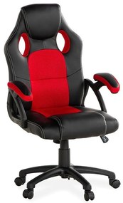 Καρέκλα gaming Springfield 189, Κόκκινο, Μαύρο, 103x64x56cm, Με ρόδες, Με μπράτσα, Μηχανισμός καρέκλας: Κλίση | Epipla1.gr