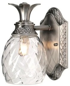 Απλίκα Φωτιστικό Μπάνιου 1xG9 IP44 Plantation Elstead Lighting-HK-PLANT-BATH-PL-Νίκελ Ματ HK-PLANT-BATH-PL