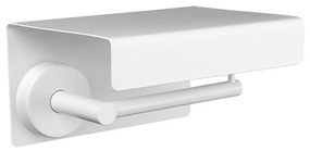 Χαρτοθήκη Κλειστή Uno 149366 16,5x13x9cm White Mat Karag Ανοξείδωτο Ατσάλι