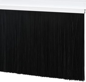 vidaXL Σφραγίδες πόρτας με βούρτσες που προσαρτώνται 12 pcs Λευκό