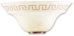 Φωτιστικό Τοίχου Trecento 01/01212 Beige Glass