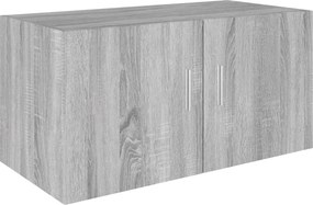 vidaXL Ντουλάπι Τοίχου Γκρι Sonoma 80 x 39 x 40 εκ. από Επεξεργ. Ξύλο