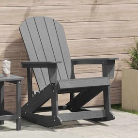 vidaXL Καθιστική Καρέκλα Ροκ Adirondack Ανοιχτό γκρι 73.5 x 92 x 90εκ