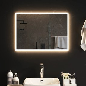 vidaXL Καθρέφτης Μπάνιου με LED 50 x 70 εκ.