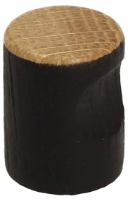 Roline 691 Πόμολο Επίπλου από Δρυς Μαύρο-Δρυς Φ23mm